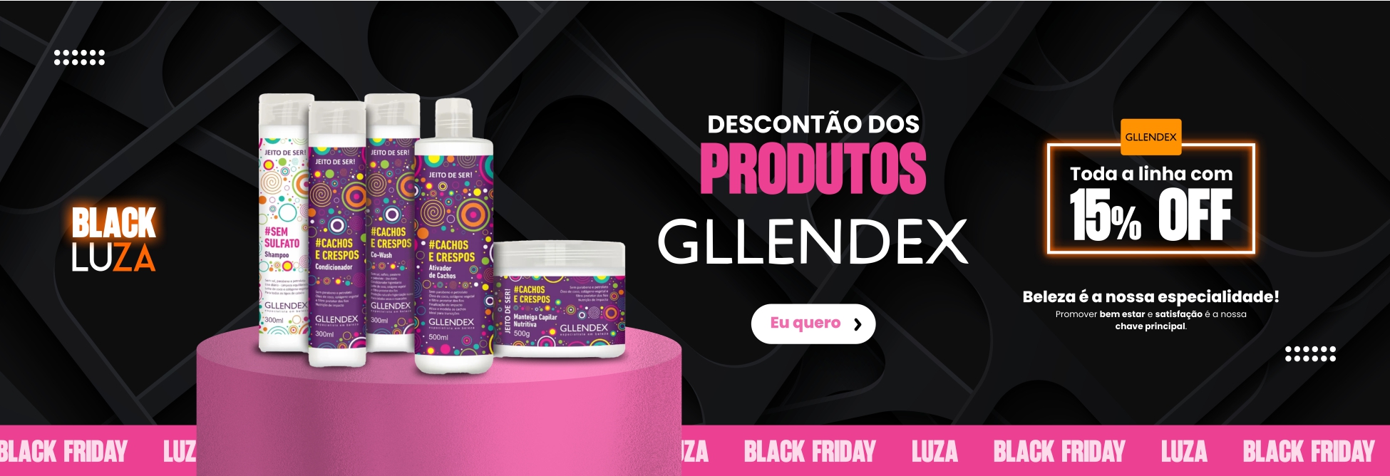 Black Friday (15% off - Gllendex)