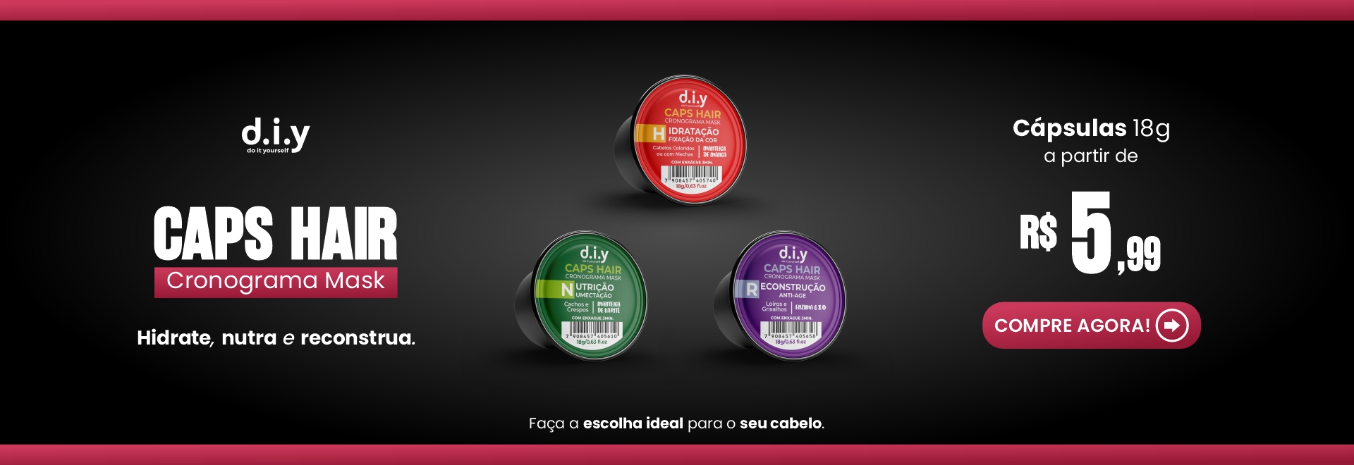 Caps Hair (DIY) - Full Banner