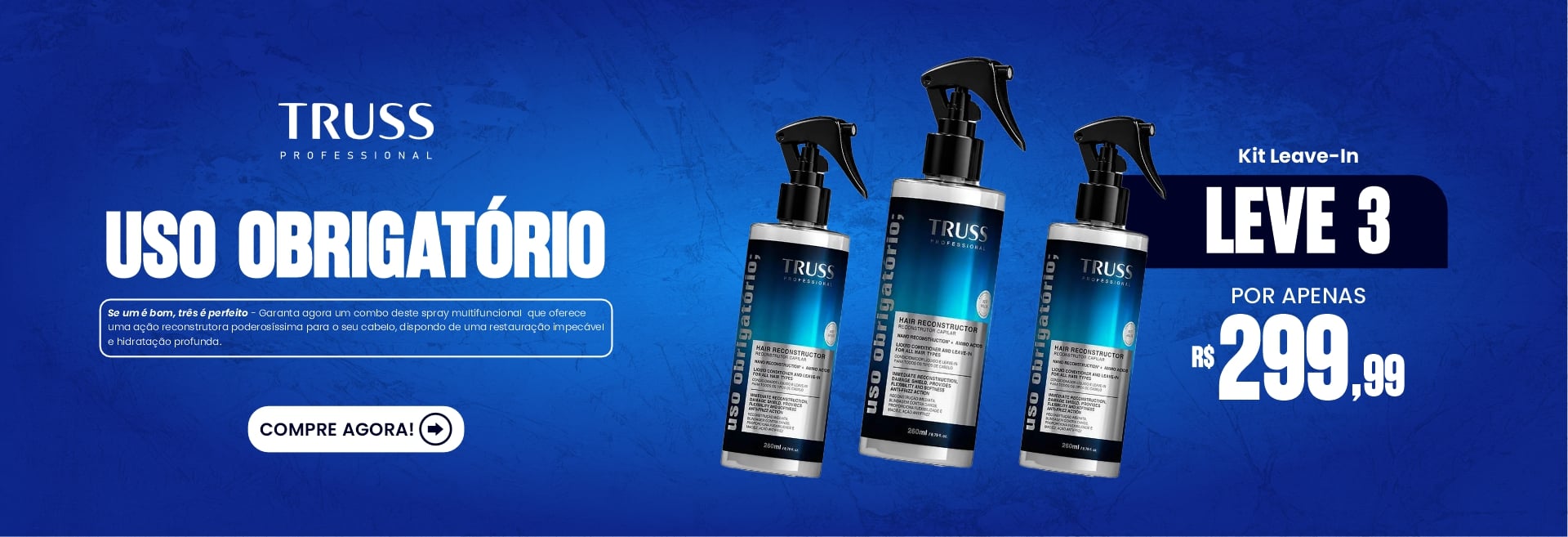 Uso Obrigatório (Truss) - Kit de 3 