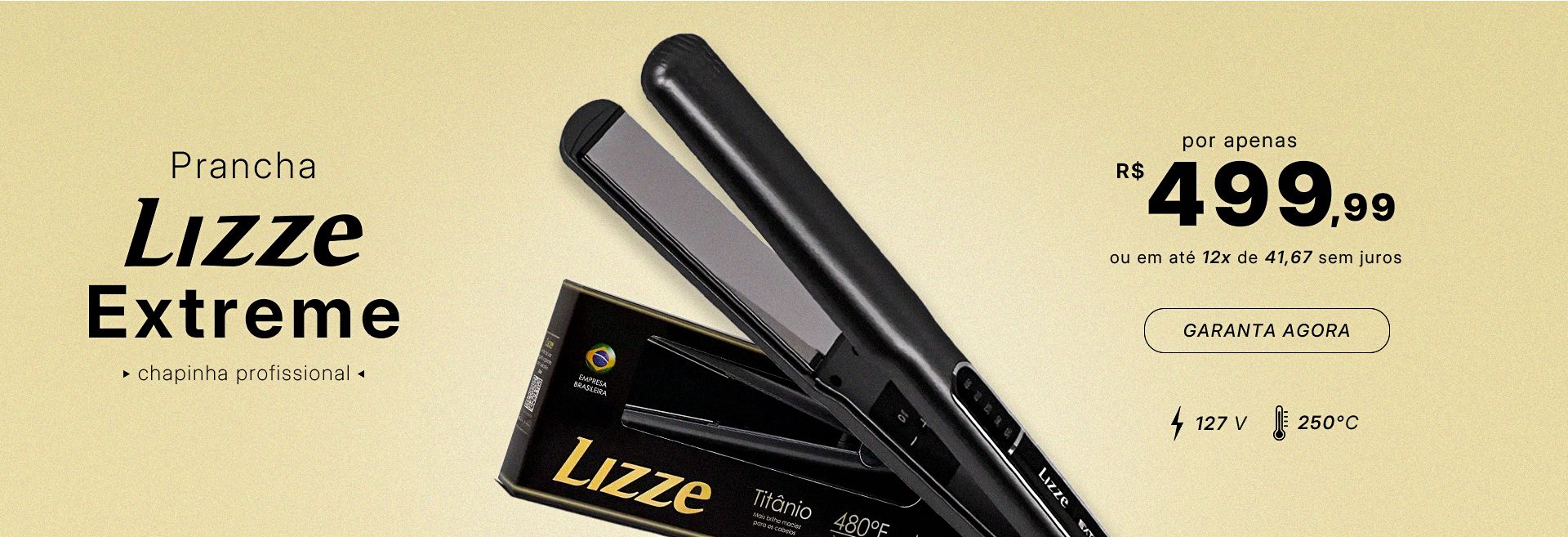 Prancha Lizze Extreme