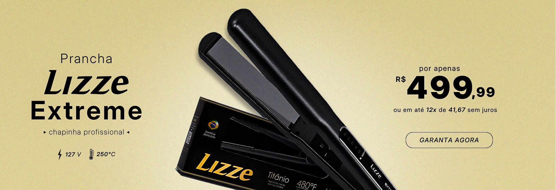 Prancha Lizze Extreme