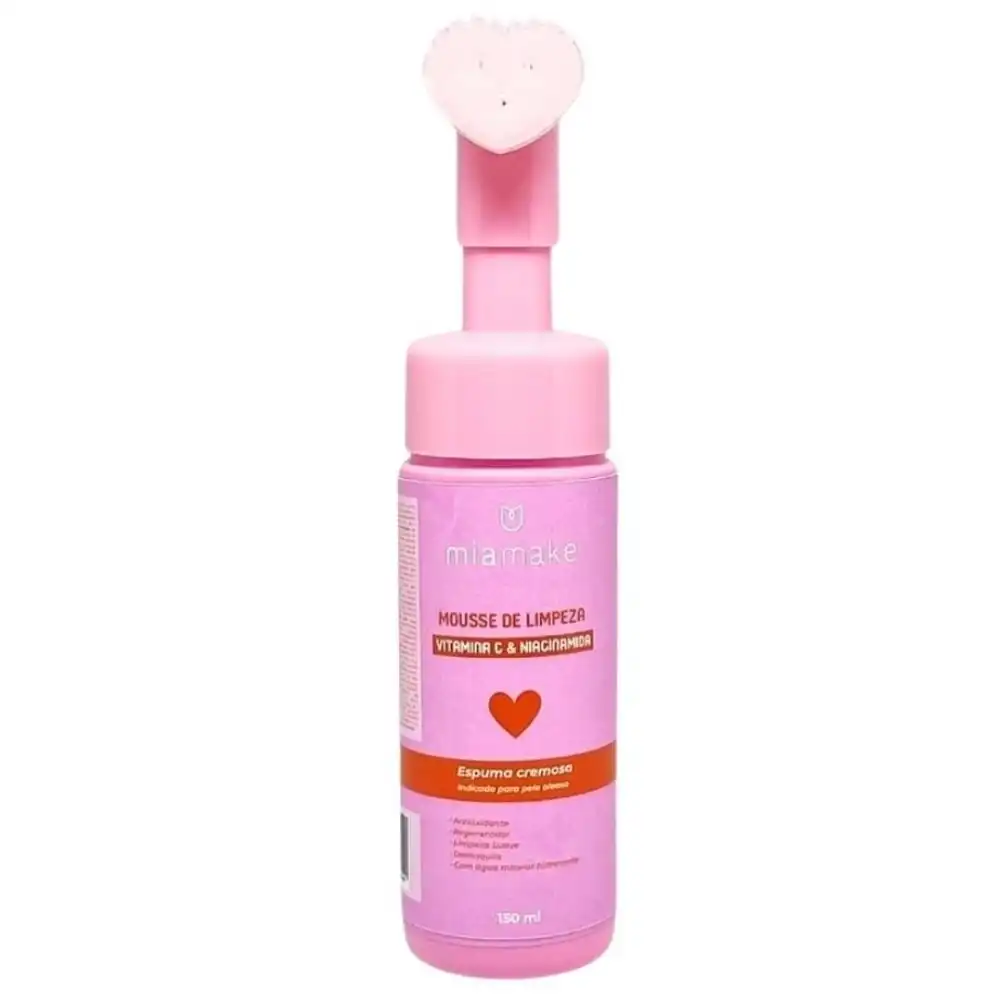Mousse De Limpeza Vitamina C e Niacinamida Mia Make 150ml